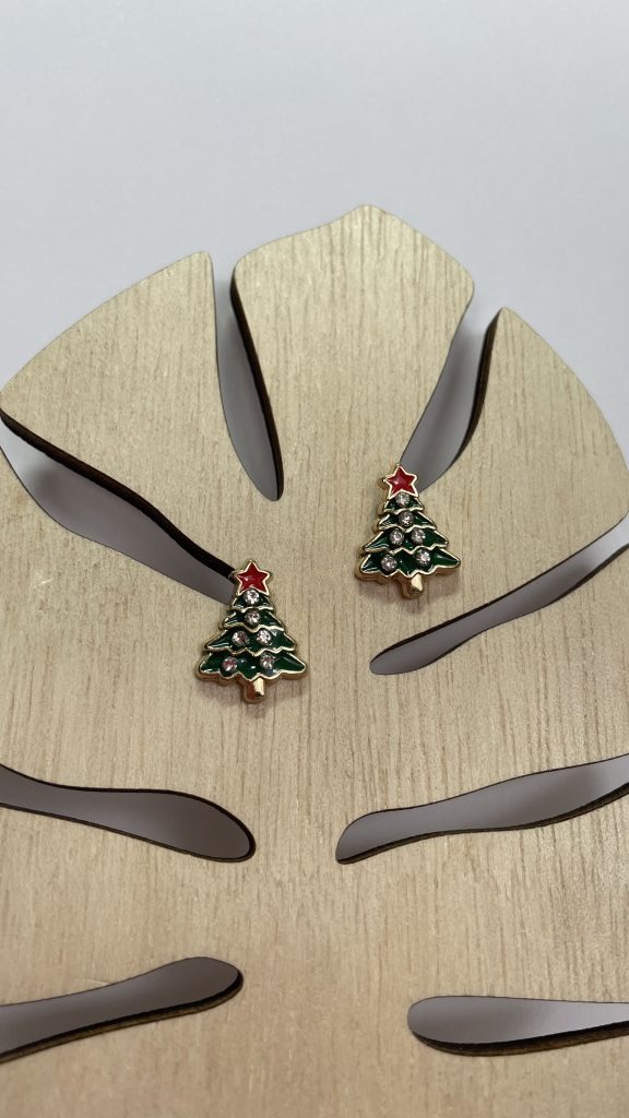 boucles d'oreilles noël