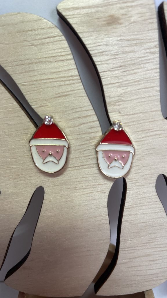 boucles d'oreilles noël