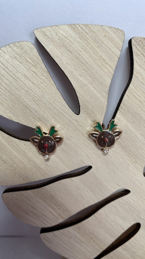 boucles d'oreilles noël