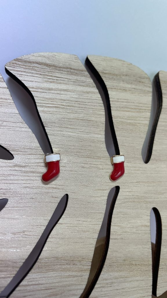 boucles d'oreilles noël