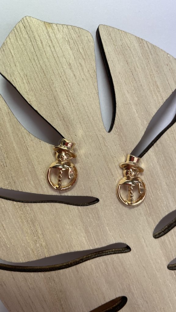 boucles d'oreilles noël