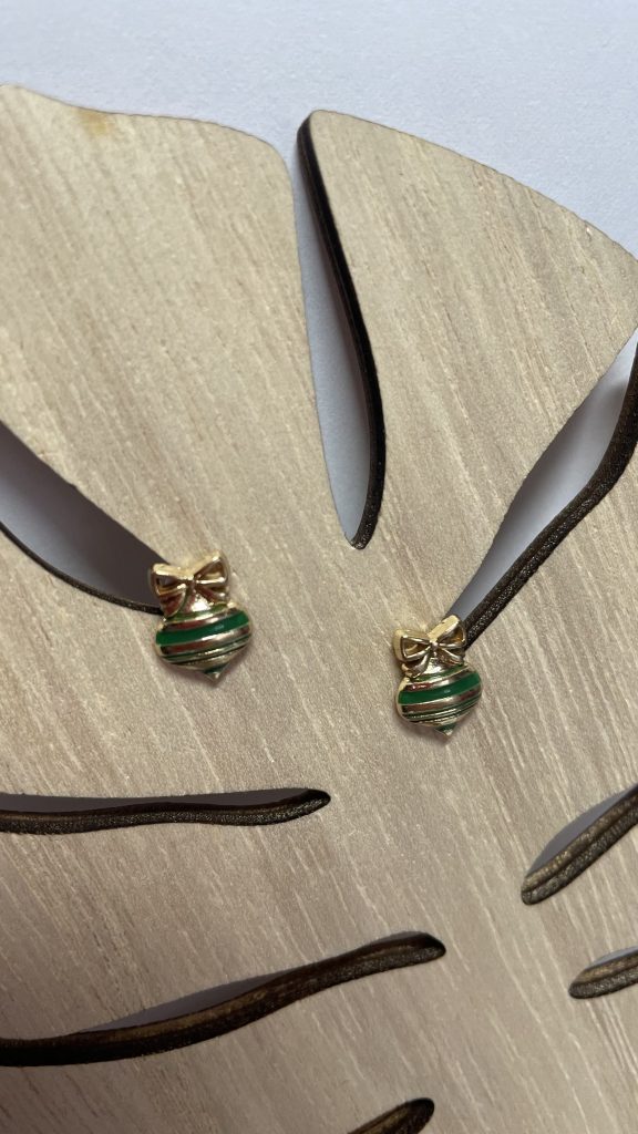 boucles d'oreilles noël