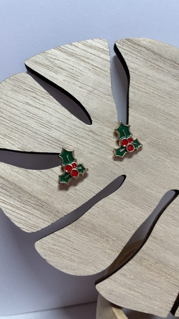 boucles d'oreilles noël