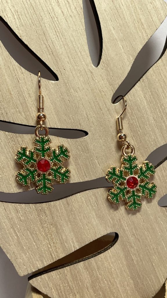 boucles d'oreilles noël