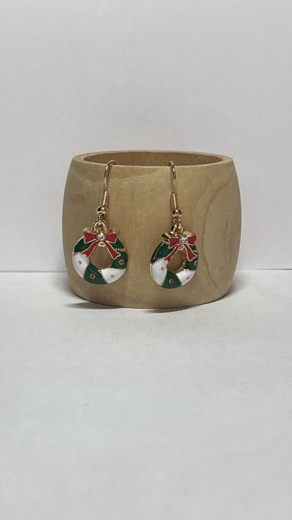 boucles d'oreilles noël