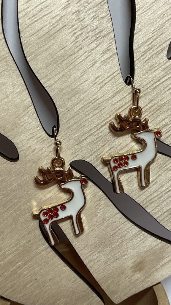 boucles d'oreilles noël