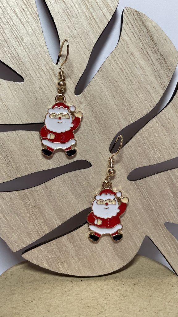 boucles d'oreilles noël
