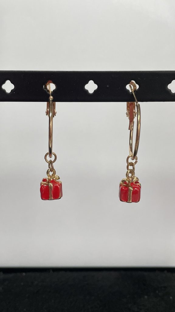 boucles d'oreilles noël